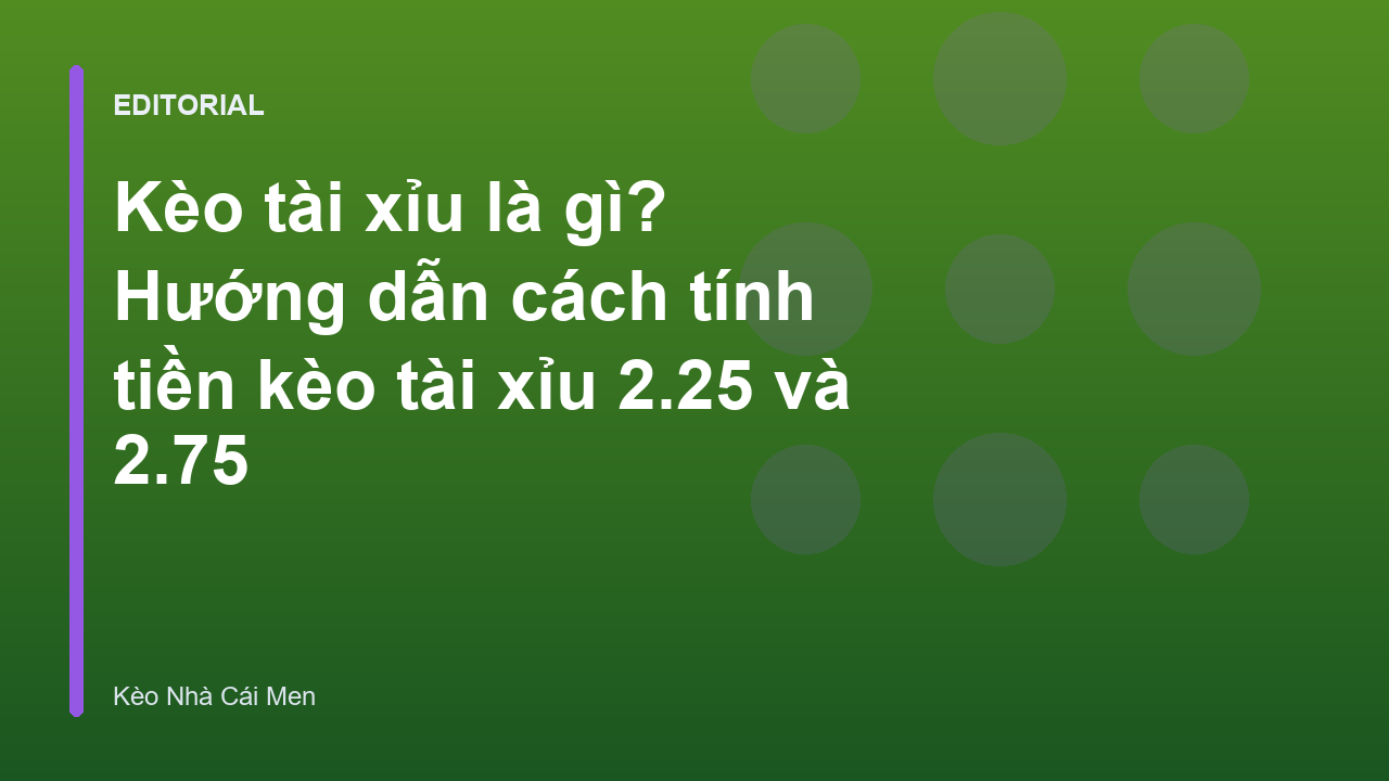 Hướng dẫn đọc kèo tài xỉu bóng đá